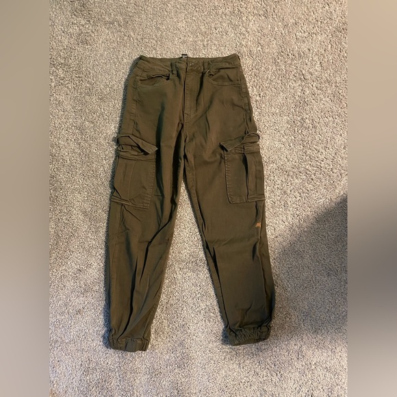 Army Green Cargo Pants - Picture 2 of 3